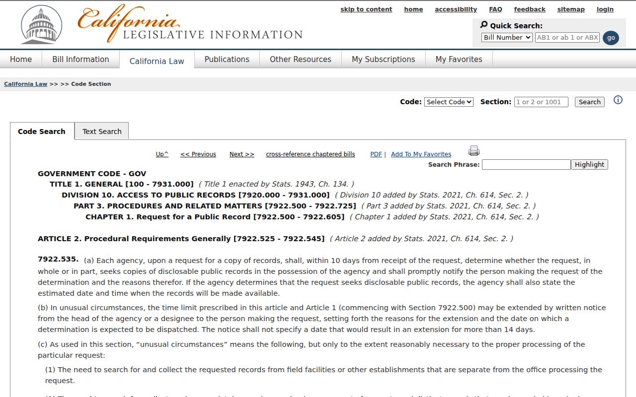Mountain View resident lookup California Public Records Act timeline