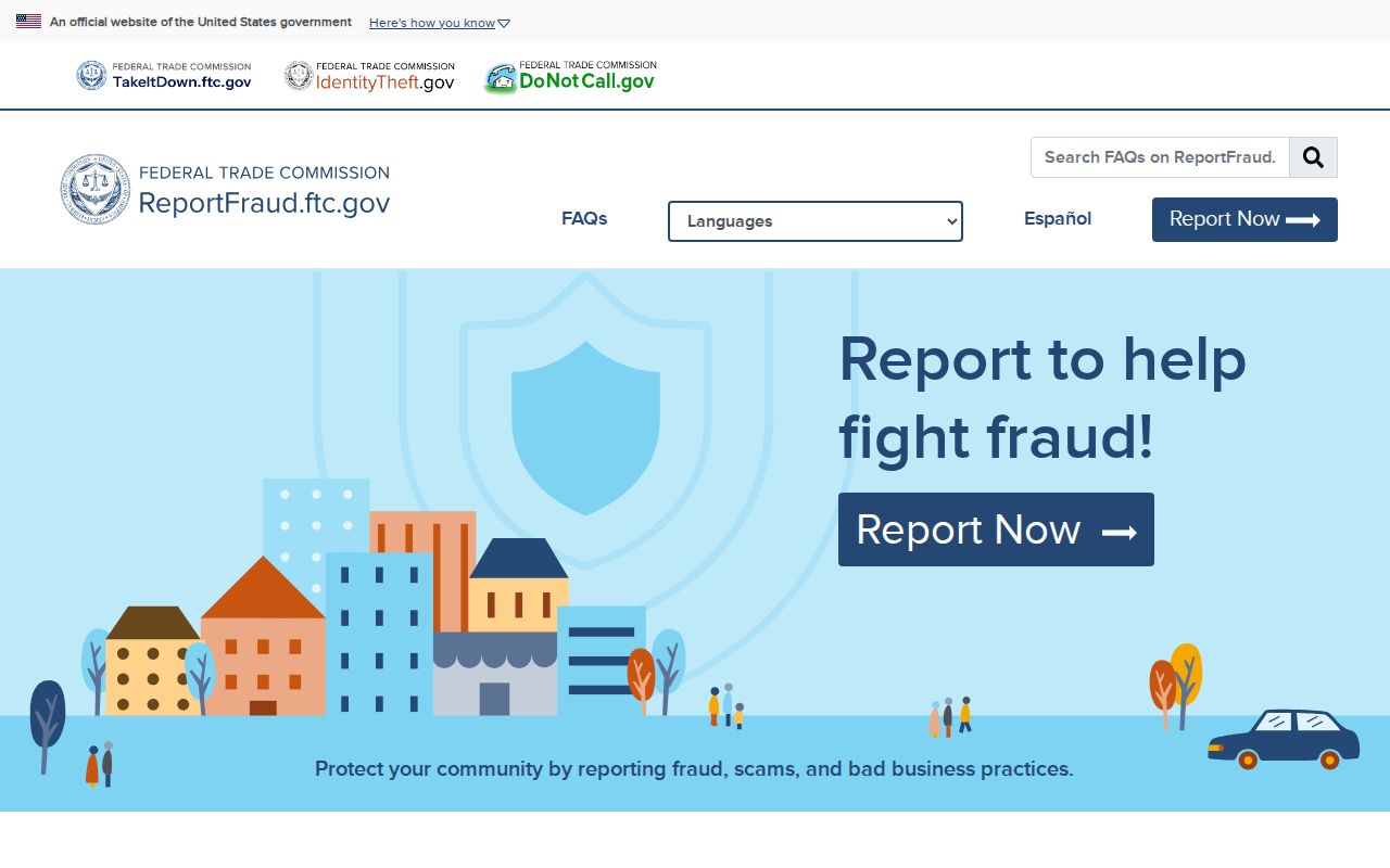 Mountain View neighbors FTC fraud reporting resource